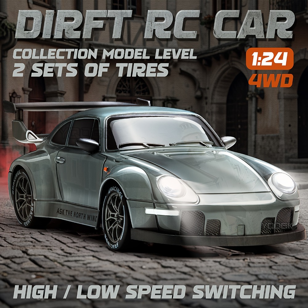 Rc Drift Car 1 24 Scale 4Wd - Samochód RC z pilotem 2.4G do