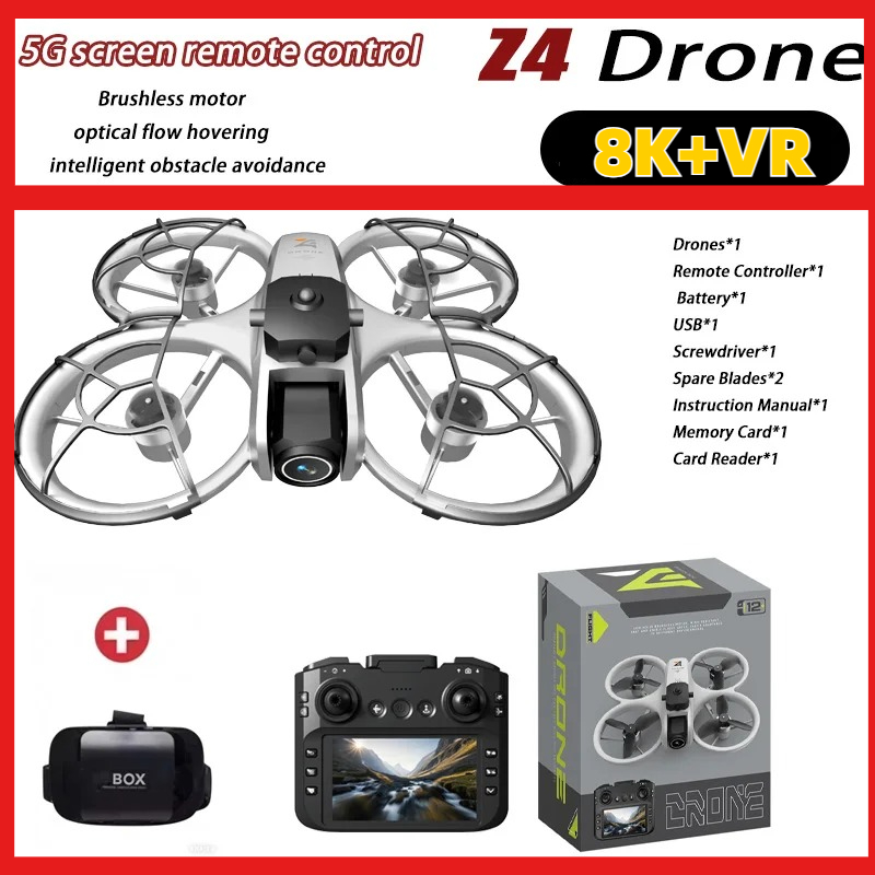 Fpv Brushless Rc Drone 4K - Nowy Mini Dron Z4 Kamera 4K