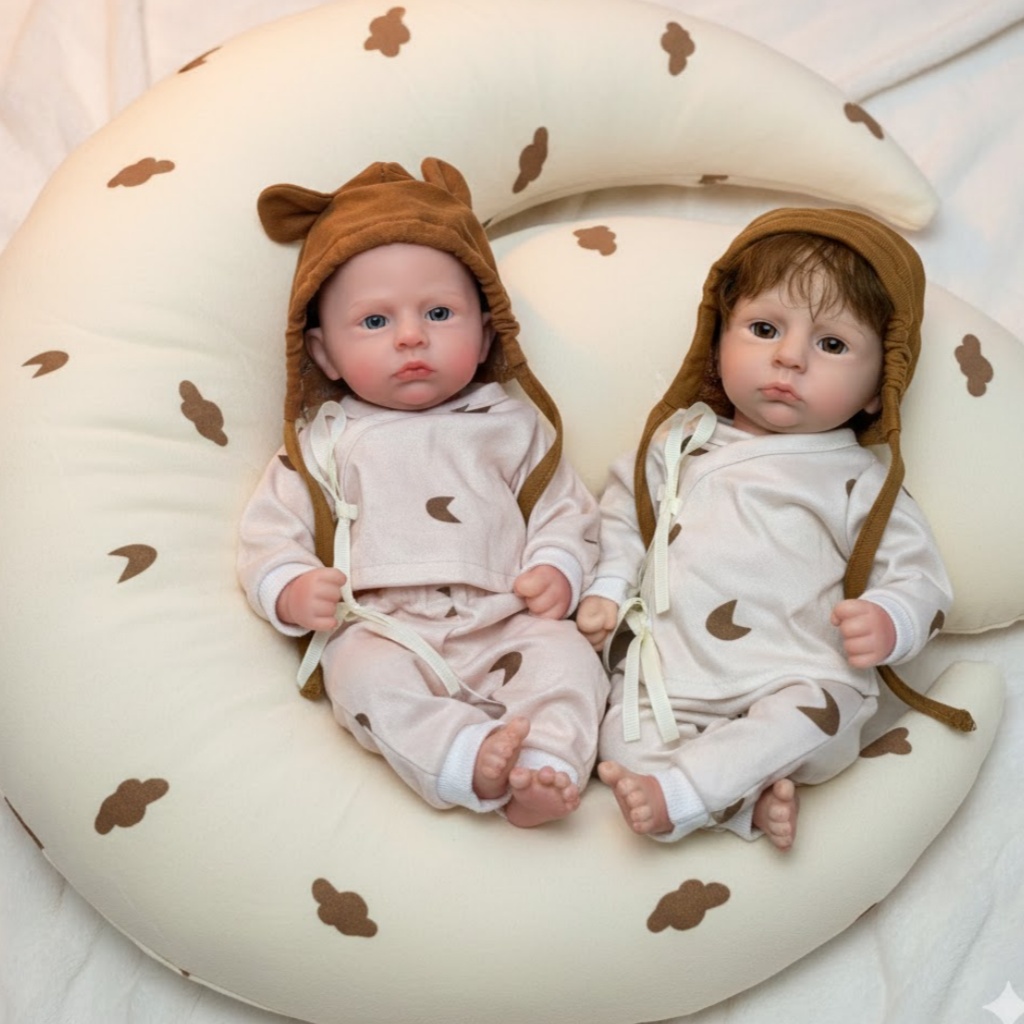 Reborn Baby Doll Silicone Realistic - AnjoDoll 33CM Malowane/Niemalowane Silikonowe Lalki Reborn