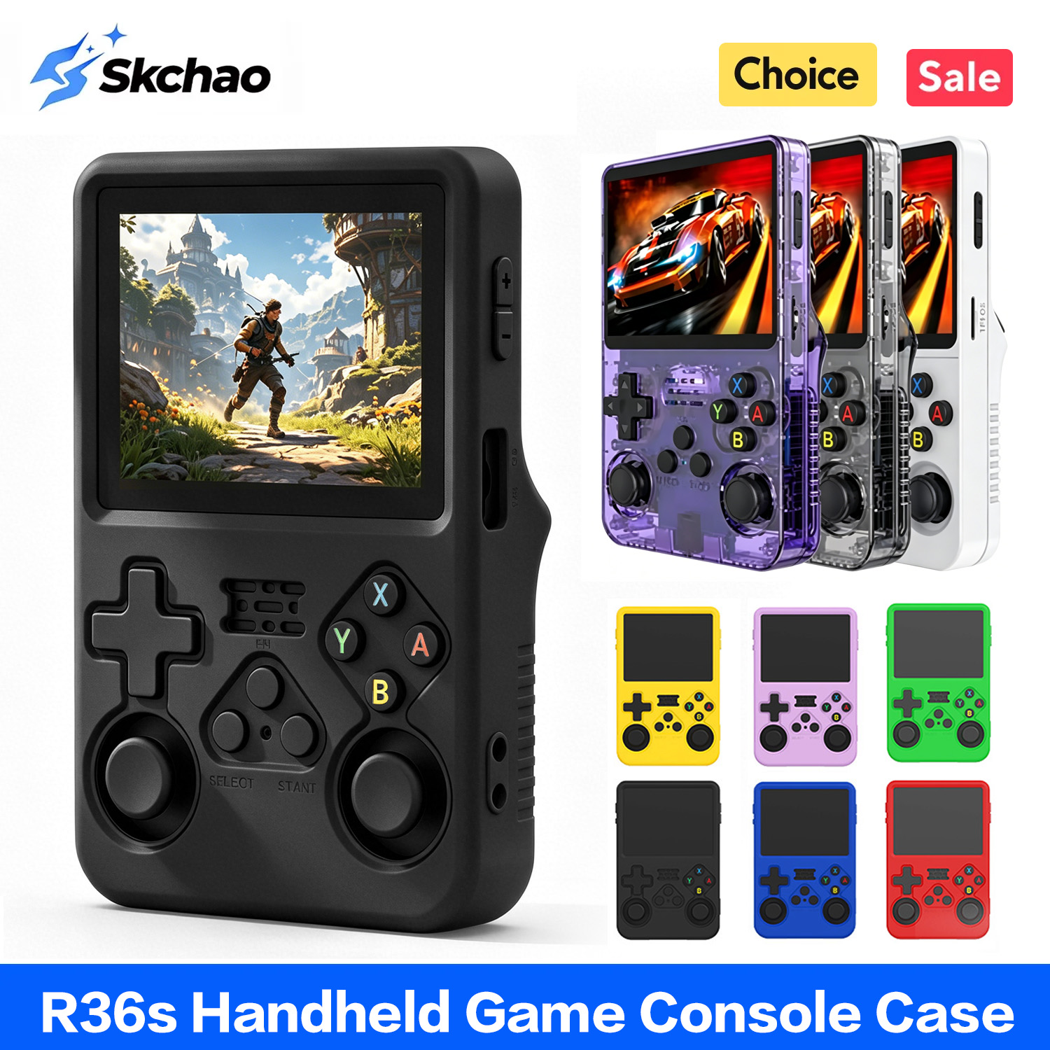 Etui ochronne R36s, silikonowe – Retro Handheld Game Console R36S recenzja i cena