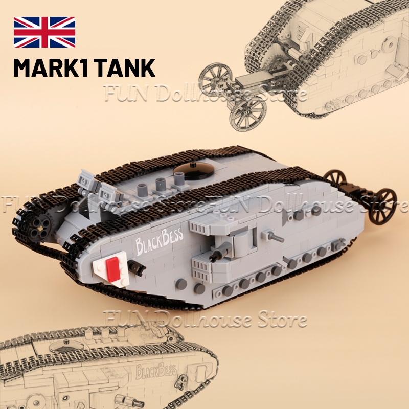 Klocki konstrukcyjne MOC II Wo – Lego Compatible Military Tank recenzja i cena