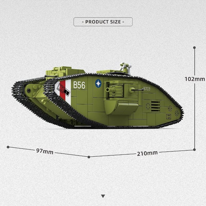 900 elementów Zestaw klocków k – Lego Compatible Military Tank recenzja i cena