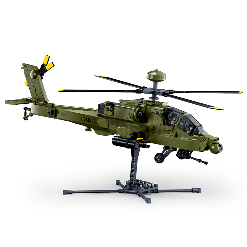 Sluban M38‑B1536 Boeing AH‑64D – Lego Compatible Military Tank recenzja i cena