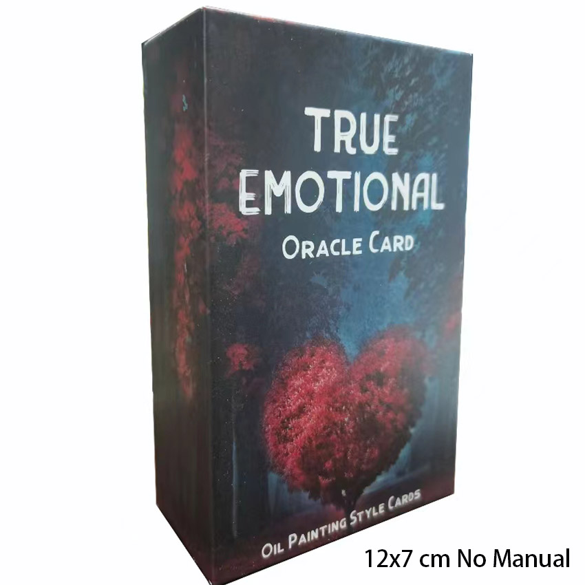 12x7 cm True Emotional Oracle  – Tarot Cards Deck With Guidebook recenzja i cena