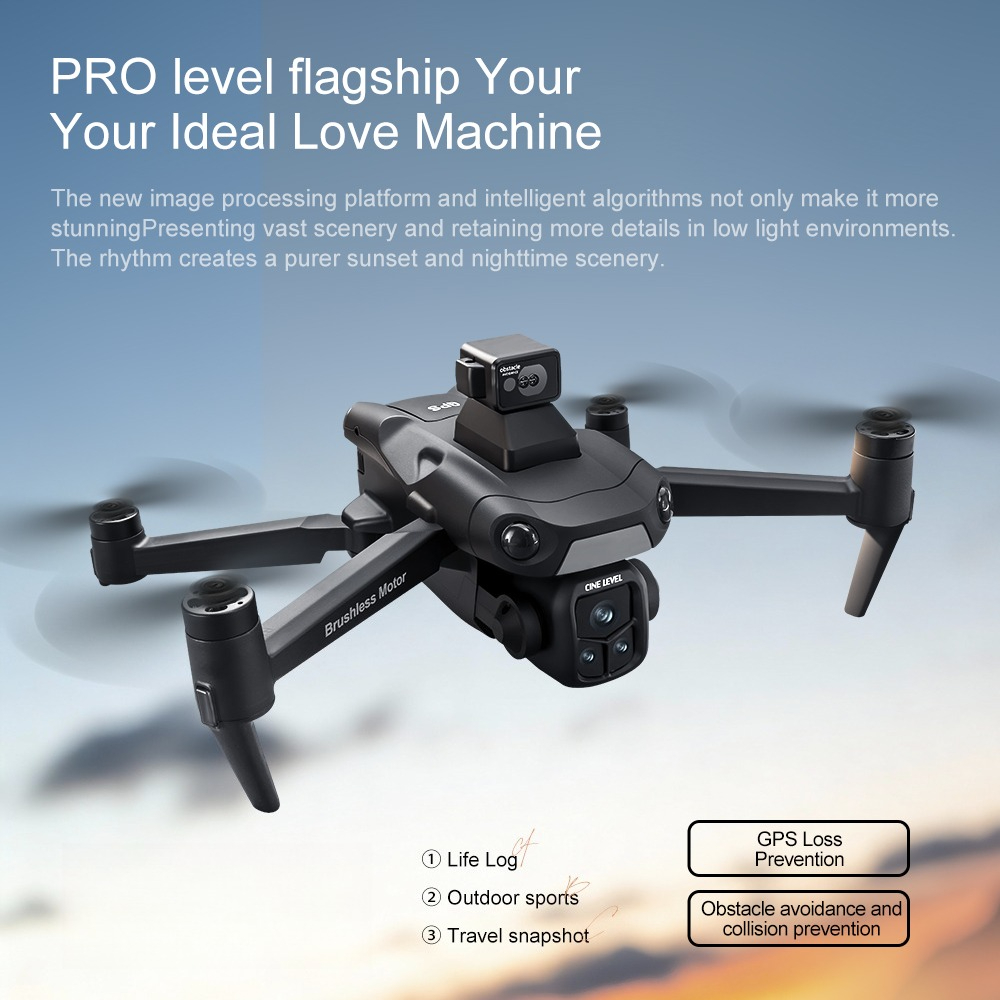 Oryginalny składany dron A1R3S – Fpv Brushless Rc Drone 4K recenzja i cena