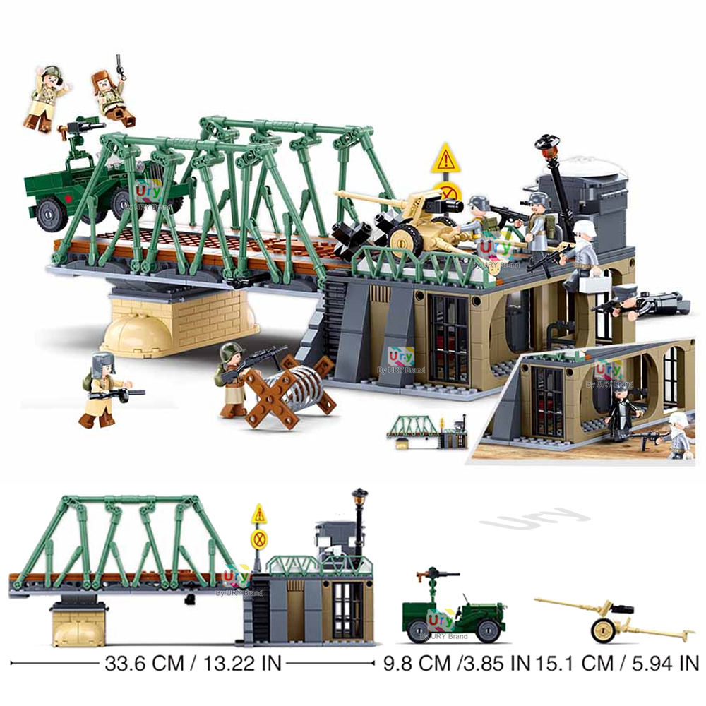 Sluban Wojskowa myszka, czołg  – Lego Compatible Military Tank recenzja i cena