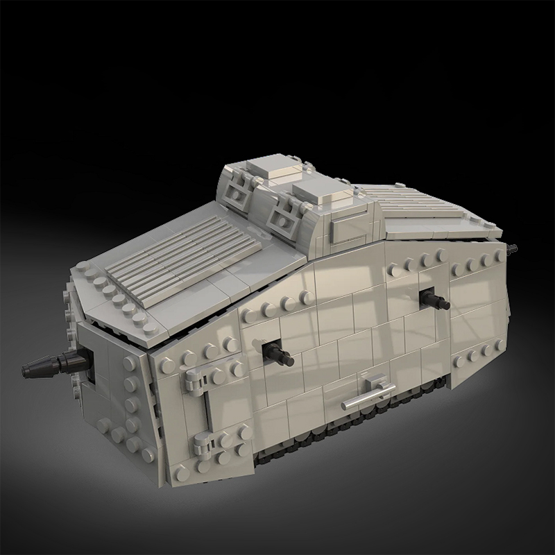 MOC WW1 Niemcy Wojskowy czołg  – Lego Compatible Military Tank recenzja i cena
