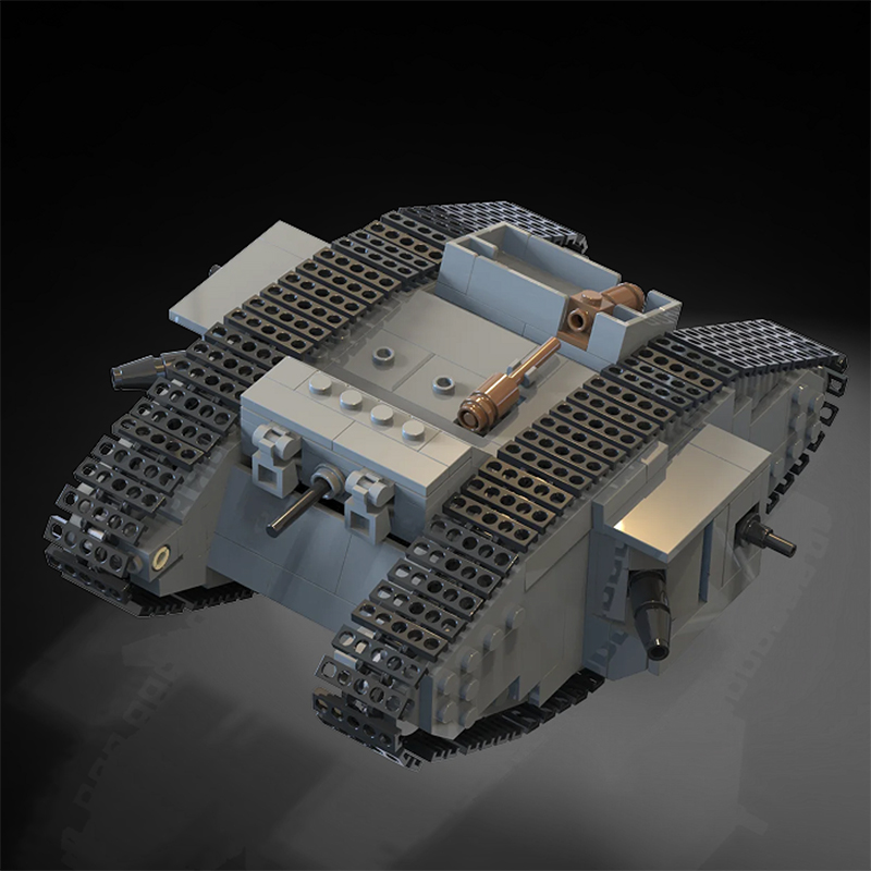 MOC WW1 Niemcy Wojskowy czołg  – Lego Compatible Military Tank recenzja i cena